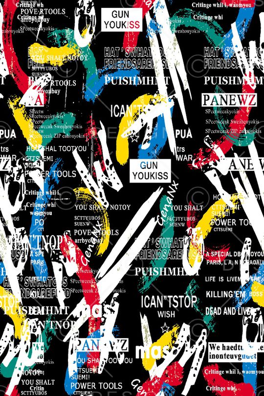 字母印花华亿平台图片