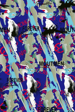 几何印花华亿平台图片