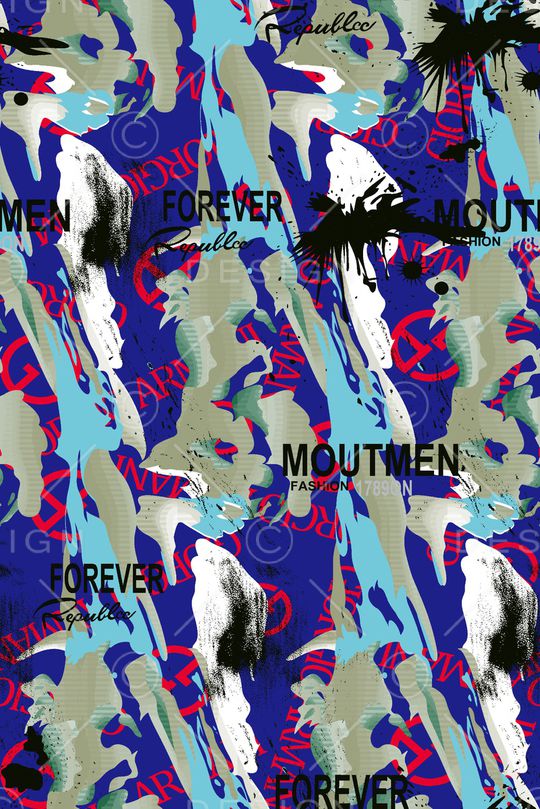 几何印花华亿平台图片