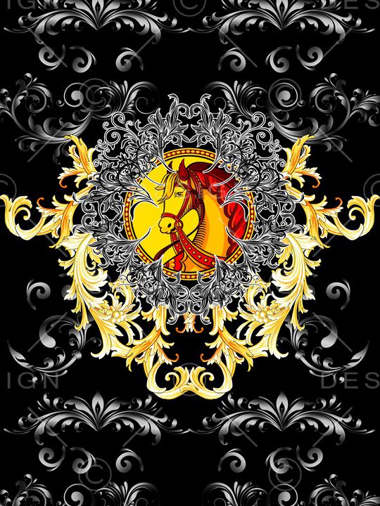 黑白华亿平台印花华亿平台图片