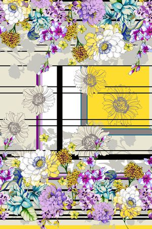 长巾系列印花华亿平台图片