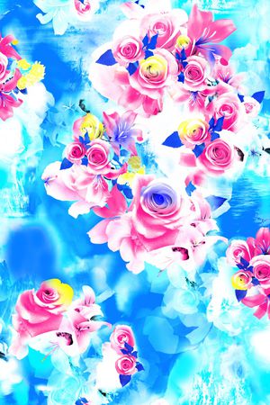 连衣裙系列印花华亿平台图片