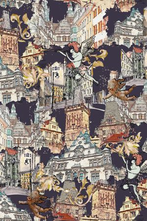 男装印花华亿平台图片