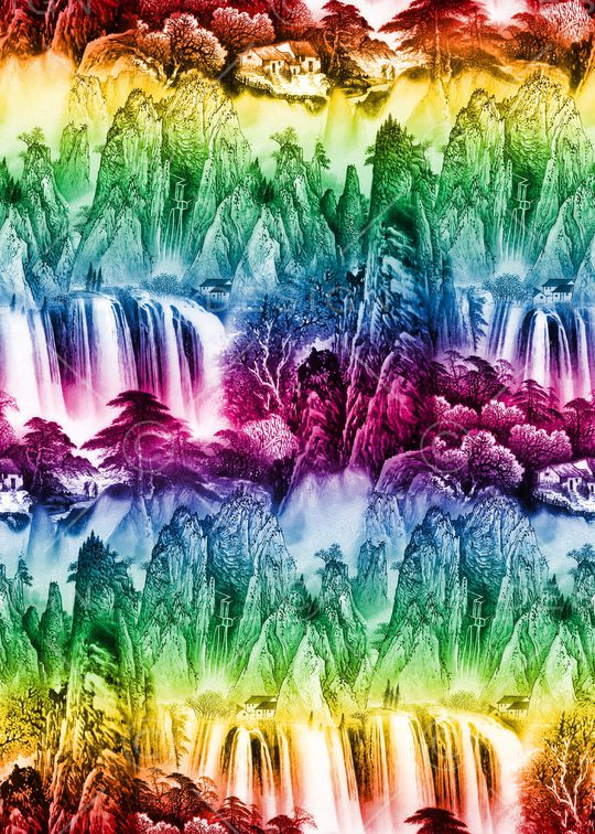 渐变印花华亿平台图片