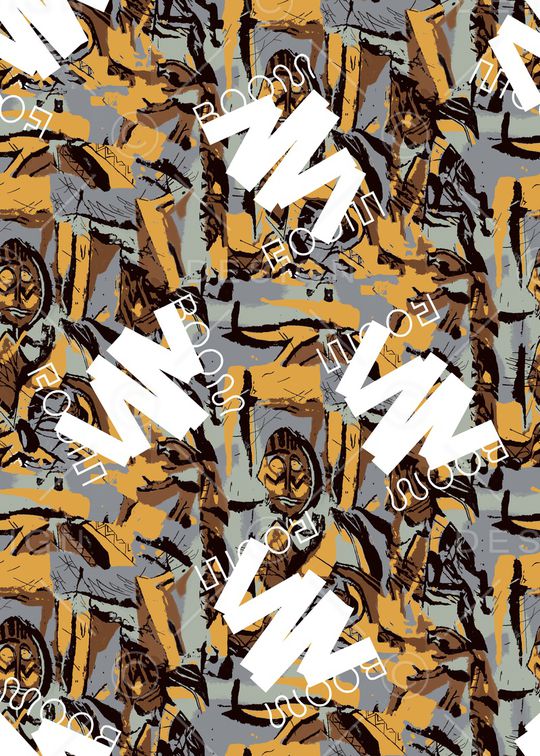 几何印花华亿平台图片