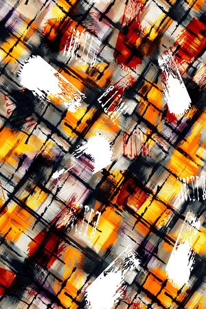 几何印花华亿平台图片