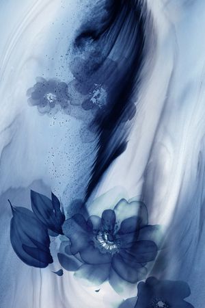 水彩印花华亿平台图片