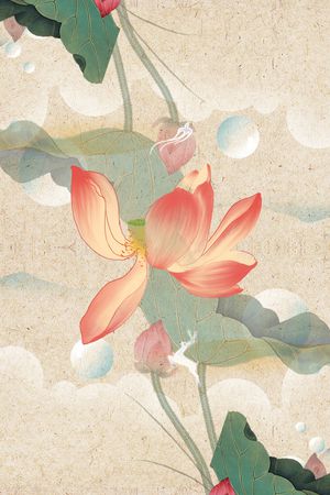 荷花印花华亿平台图片