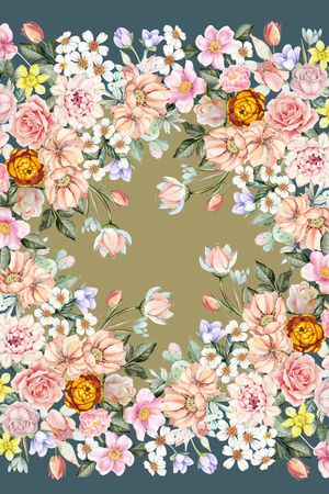 方巾印花华亿平台图片