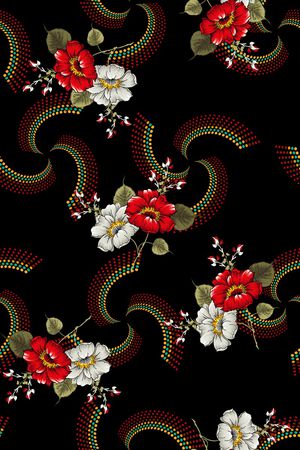 几何印花华亿平台图片