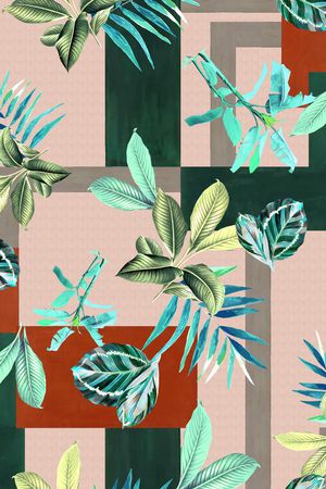 几何印花华亿平台图片