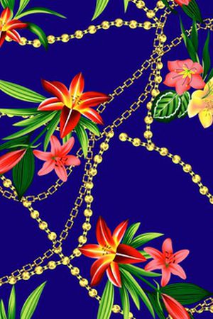 绿植树叶印花华亿平台图片