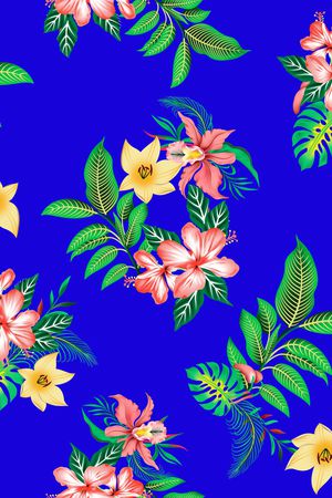 绿植树叶印花华亿平台图片