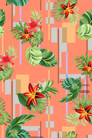 几何印花华亿平台图片