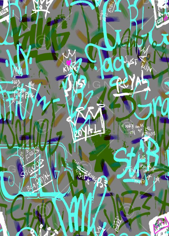 抽象花卉印花华亿平台图片