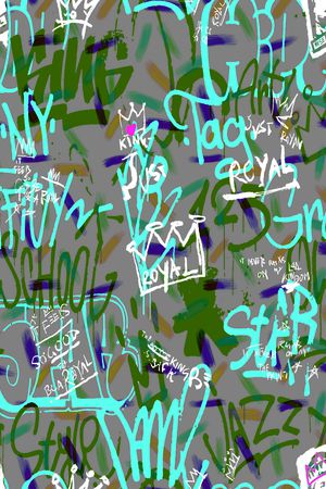 抽象花卉印花华亿平台图片