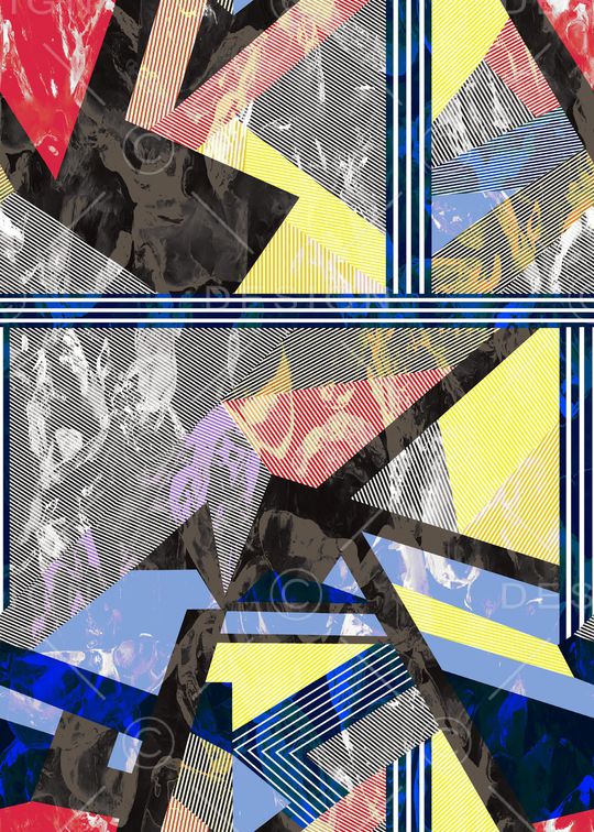 几何印花华亿平台图片