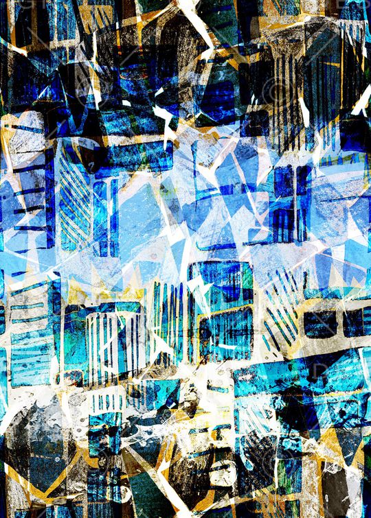 几何印花华亿平台图片