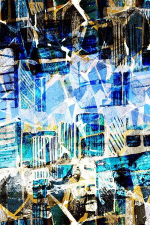 几何印花华亿平台图片