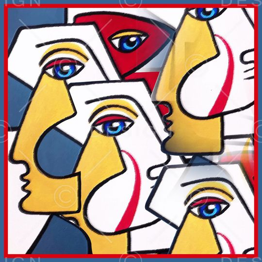 眼睛印花华亿平台图片