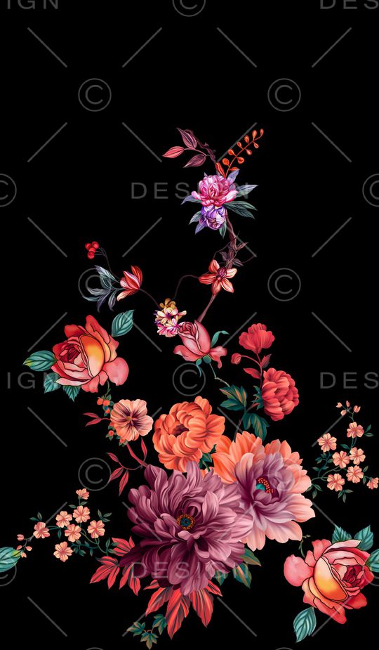 定位花印花华亿平台图片