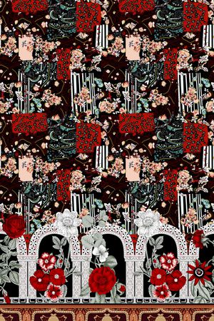 定位花印花华亿平台图片