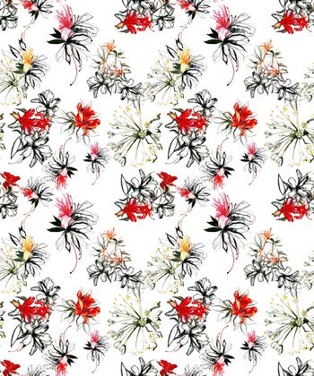 动物花卉印花华亿平台图片