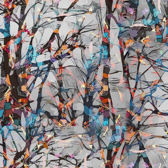 几何印花华亿平台图片