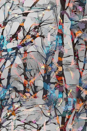 几何印花华亿平台图片