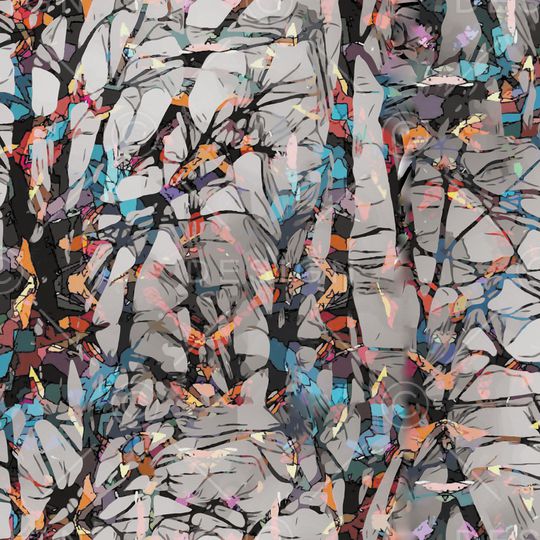 几何印花华亿平台图片