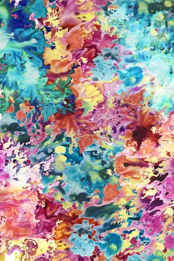 扎染华亿平台印花华亿平台图片