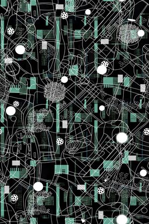 几何印花华亿平台图片