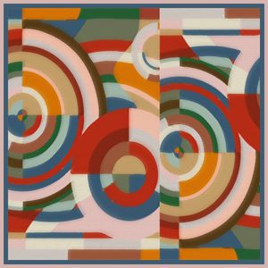 几何印花华亿平台图片