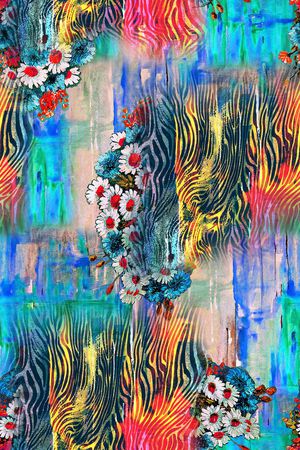 艺术豹纹印花华亿平台图片