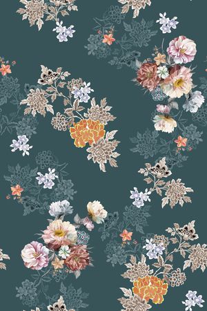 中国风华亿平台印花华亿平台图片