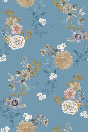 中国风华亿平台印花华亿平台图片