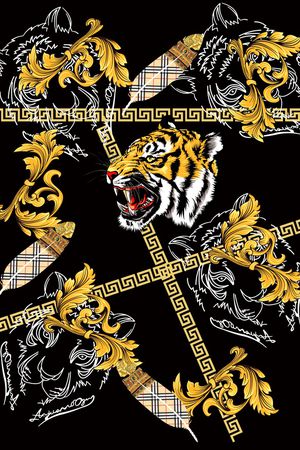 男装满版花印花华亿平台图片