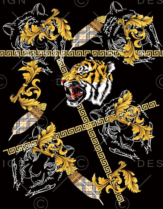 男装满版花印花华亿平台图片