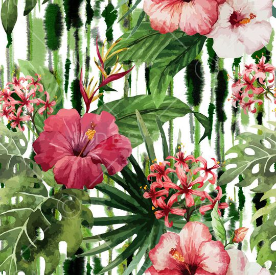 春夏华亿平台印花华亿平台图片