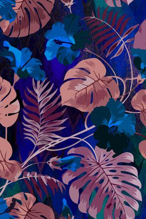 绿植树叶印花华亿平台图片