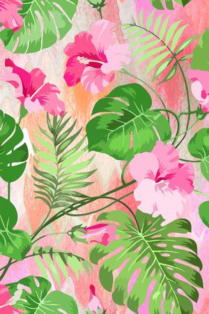 绿植树叶印花华亿平台图片