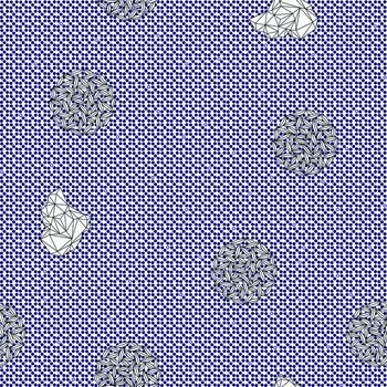 几何花卉印花华亿平台图片