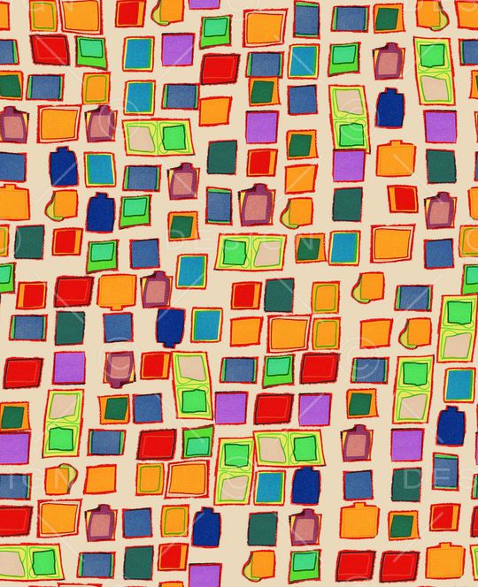 几何印花华亿平台图片