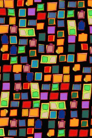 几何印花华亿平台图片