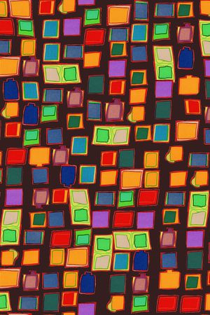 几何印花华亿平台图片