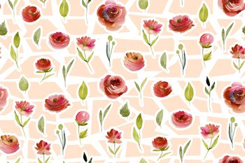 春夏华亿平台印花华亿平台图片