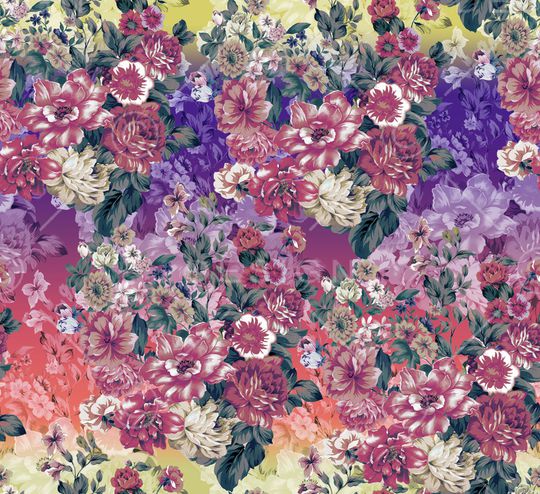 绿植树叶印花华亿平台图片