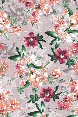 绿植树叶印花华亿平台图片