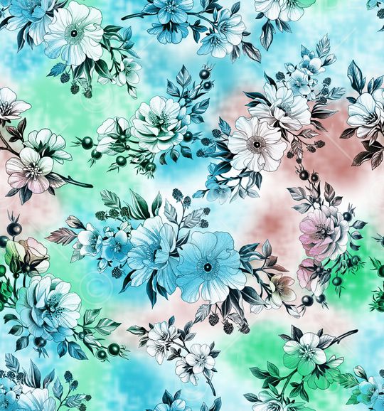 绿植树叶印花华亿平台图片