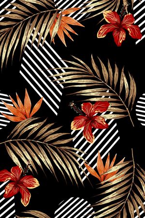 绿植树叶印花华亿平台图片